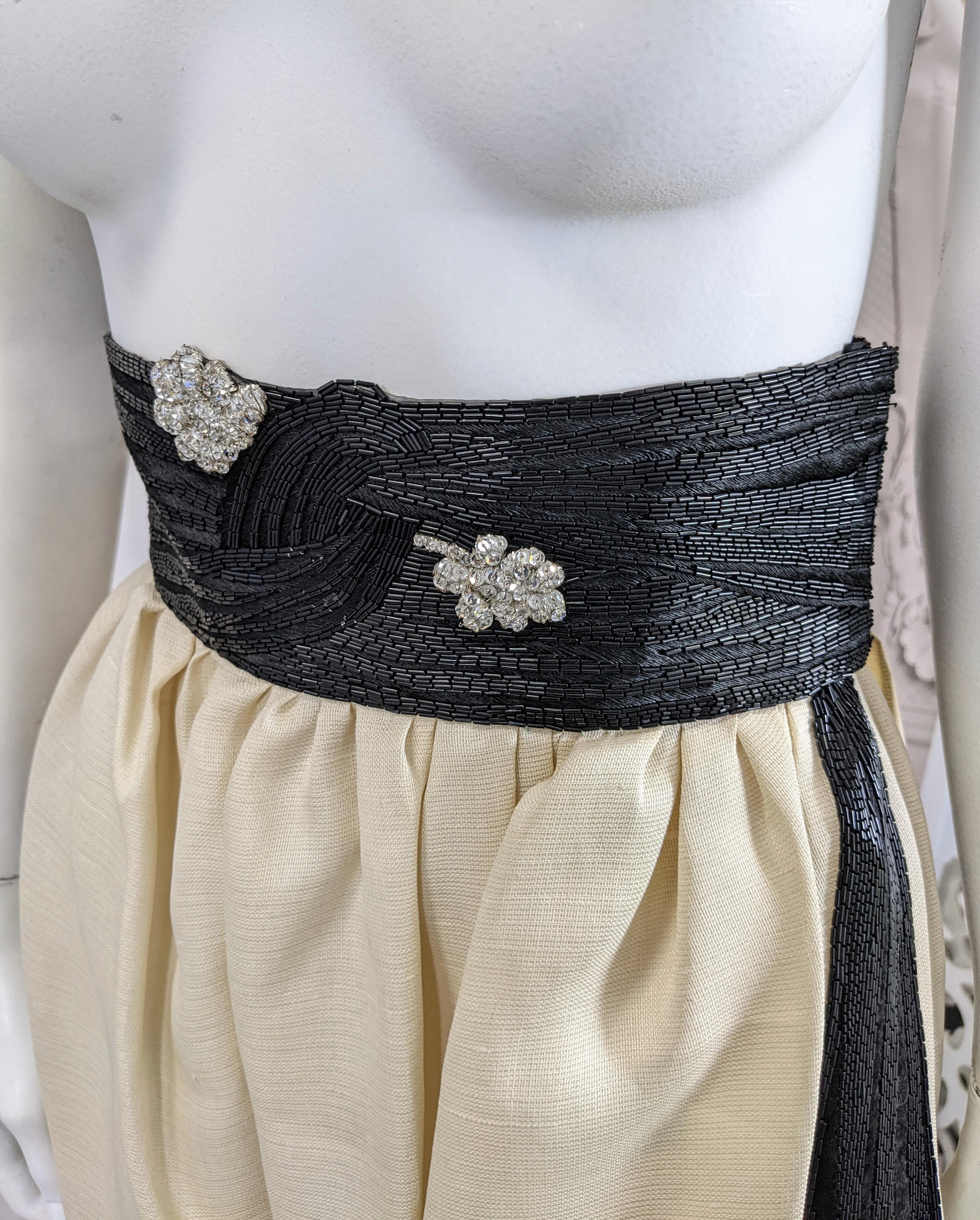 Dior Haute Couture Beaded Gazar Skirt 1