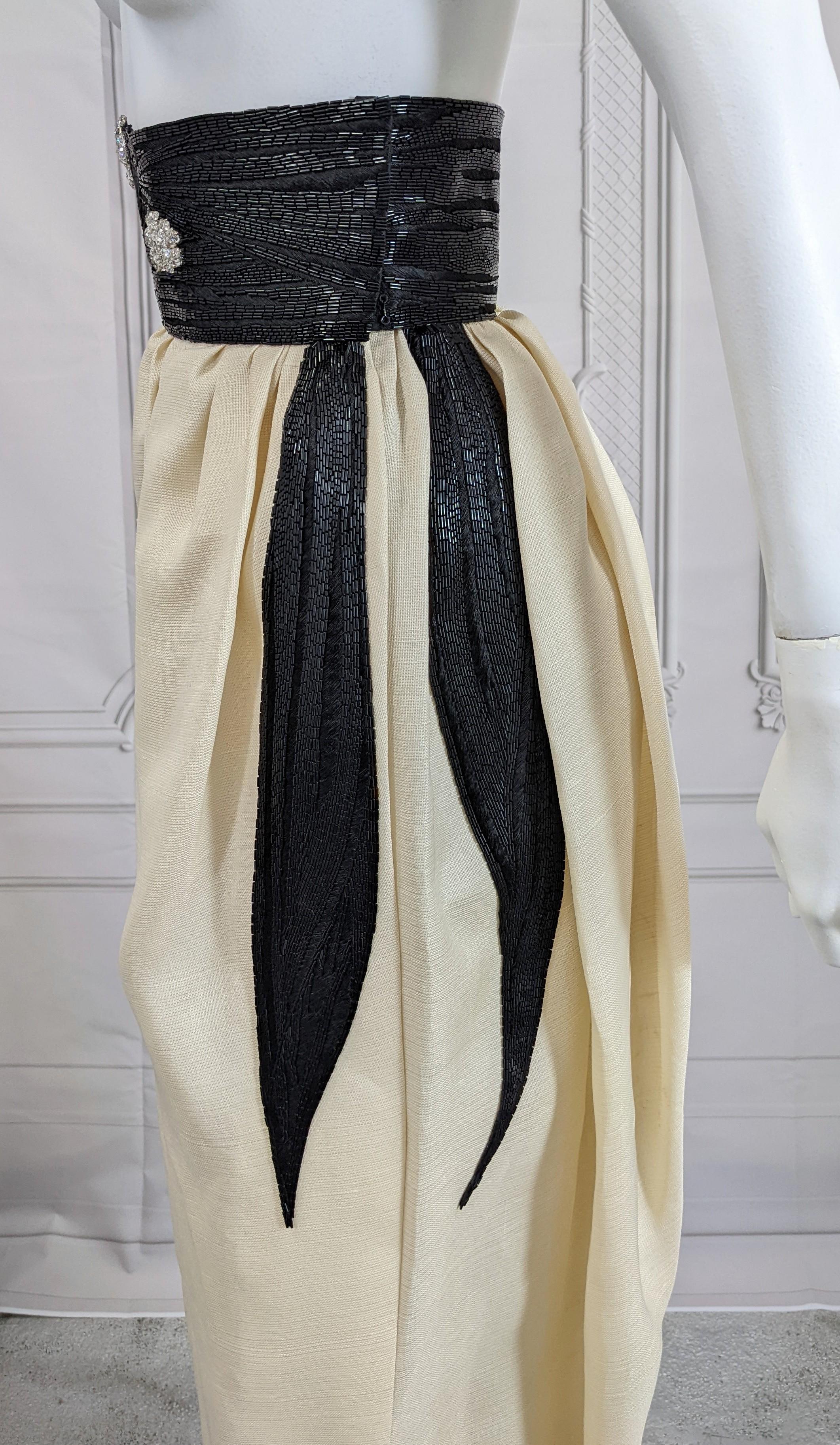 Dior Haute Couture Beaded Gazar Skirt 2