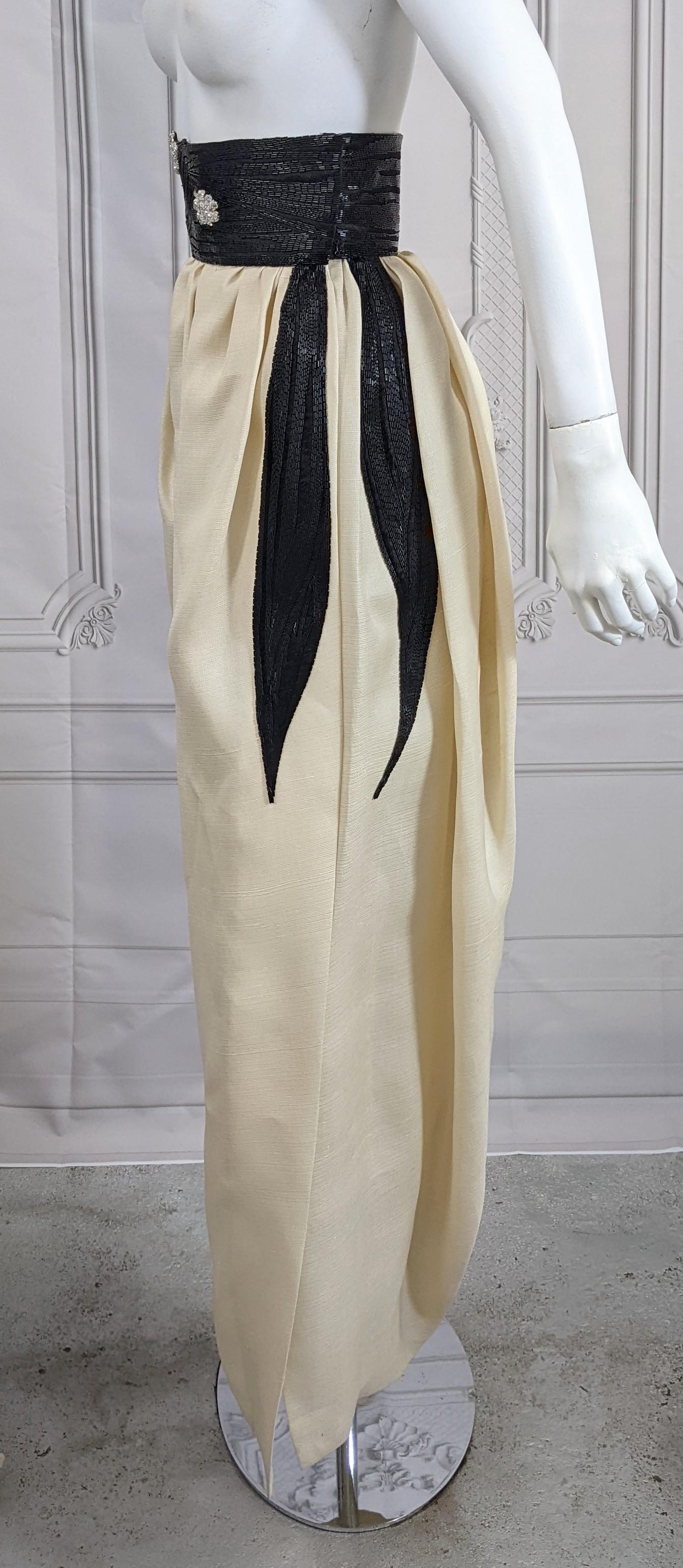 Dior Haute Couture Beaded Gazar Skirt 3