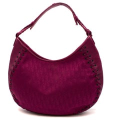 Dior Heart Charm Hobo Bag in Hot Pink