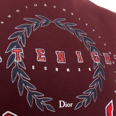 DIOR HOMME 2018 Late Night Paris logo sleeveless sweatshirt XS Ahn Hyo-Seop