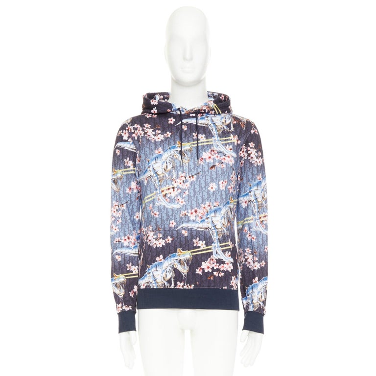 DIOR HOMME 2019 Hajime Sorayama blue blossom dinosaur robot