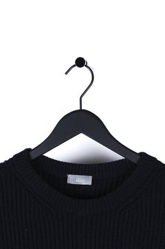 Dior Homme A/W 2014 Wool Pull Heavy Knit Crew Neck Men Sweater Sz S (Fits M)
