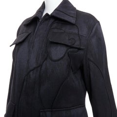 DIOR HOMME AMOAKO BOAFO applique patchwork silhouette safari jacket FR44 XS