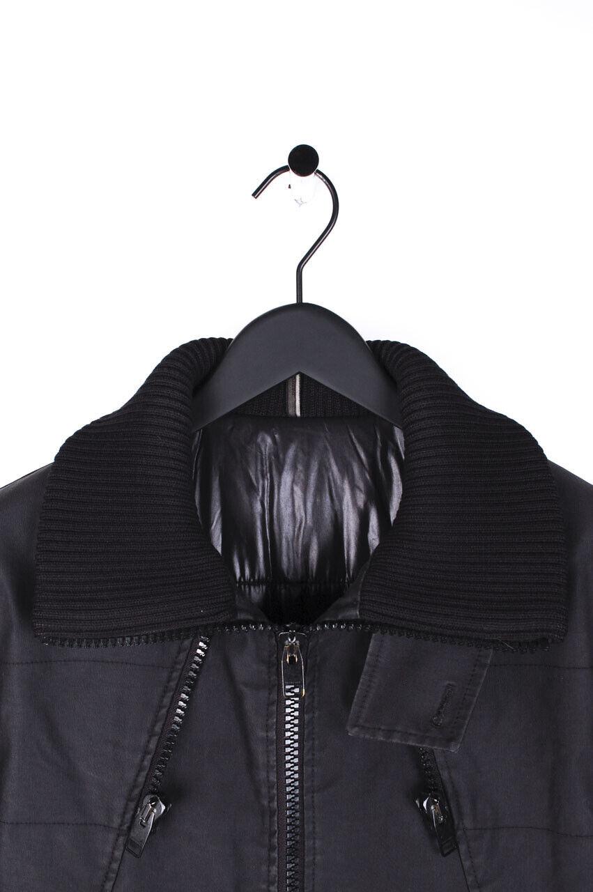 Dior Homme AW 2007 Aviator-Jacke für Herren mit Reißverschluss Gr. 48IT (M) (Schwarz) im Angebot