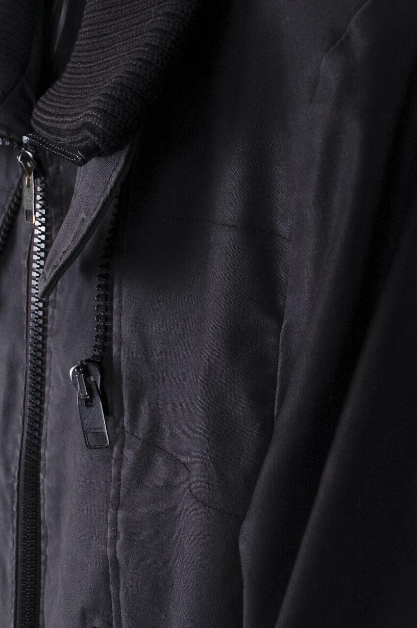 zipped aviator jacket
