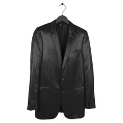 Dior Homme AW02 Hedi Slimane Shiny Men Blazer Jacket Sz 48 (fits M)