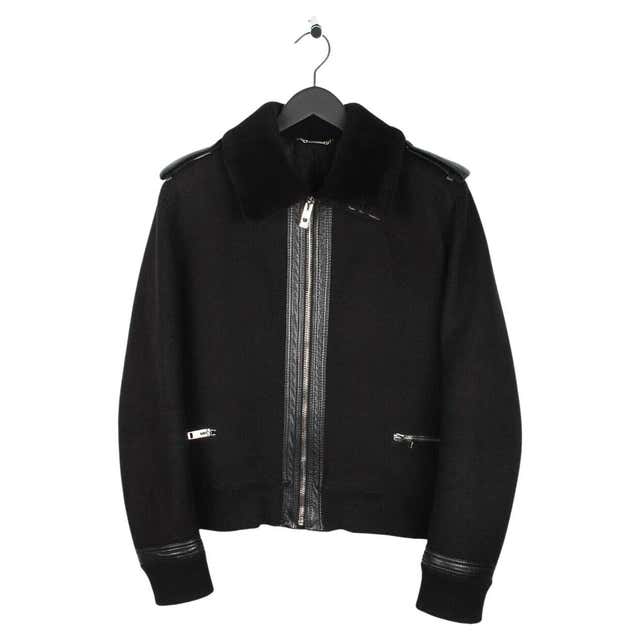 Dior Homme Virgin Wool Black Trench Coat UK 40 For Sale at 1stDibs ...