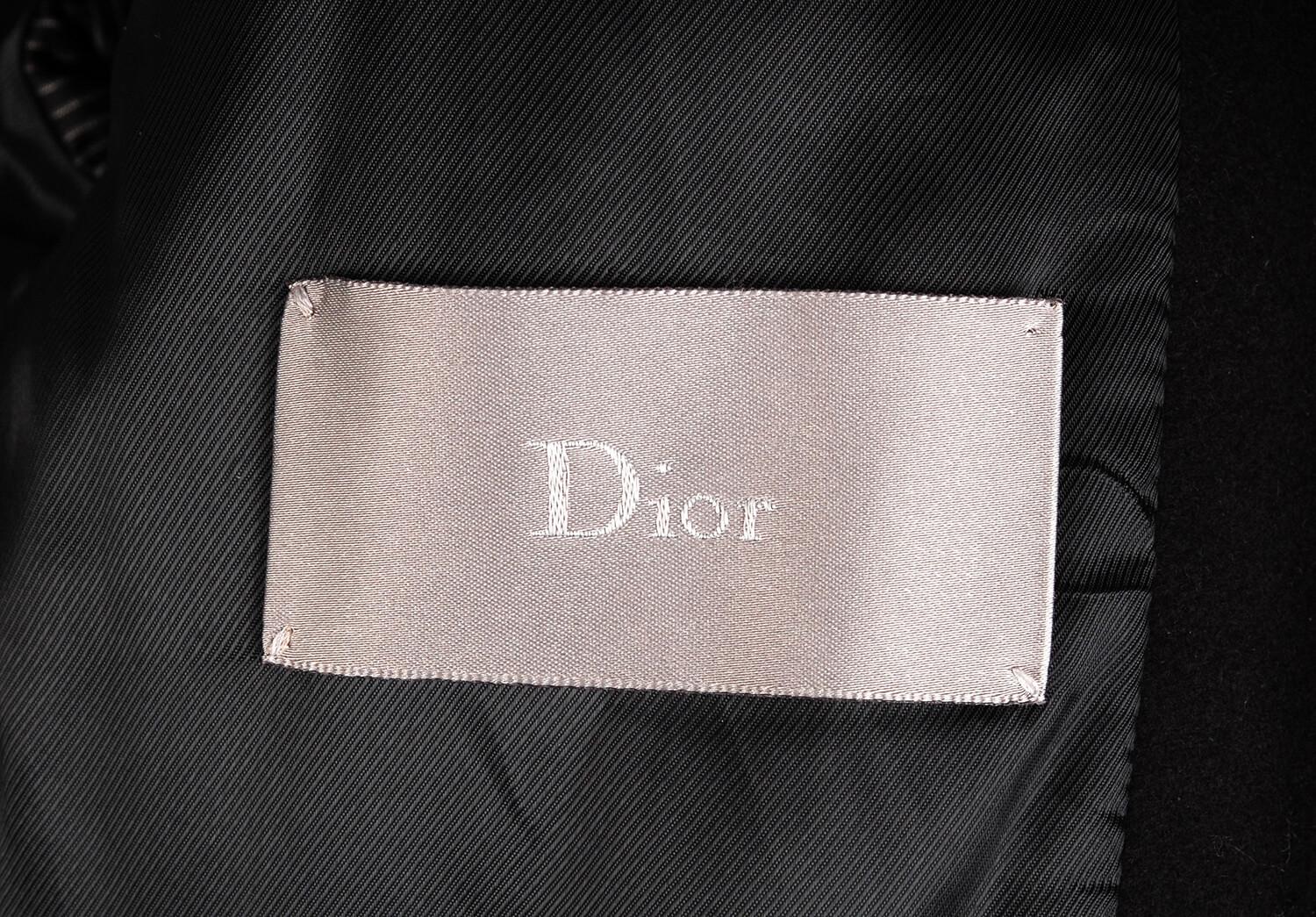 Men's Dior Homme AW06 Wool Nylon Men Aviator Bomber Jacket Size 52IT(M/L) For Sale