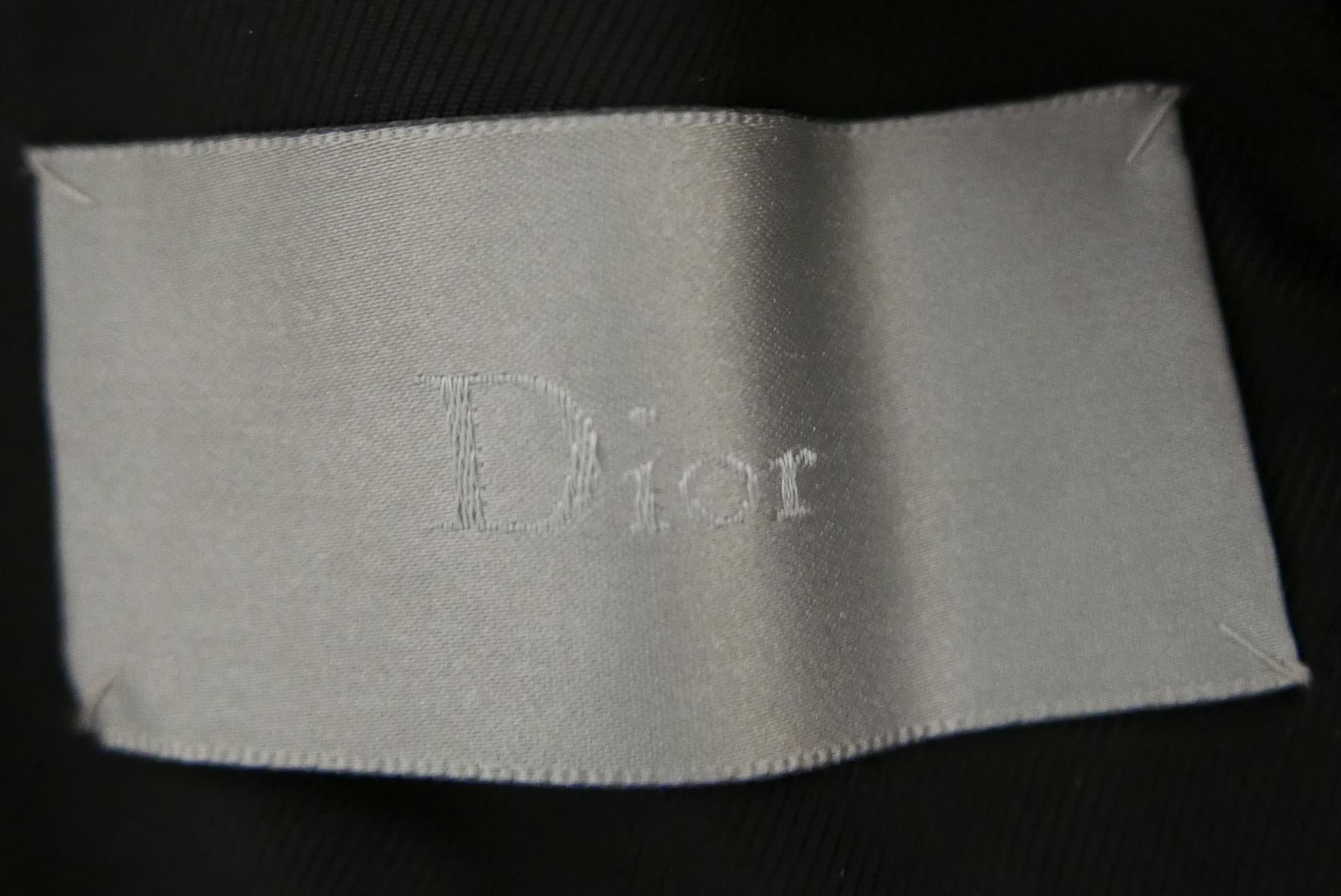 Dior Homme AW13 - Manteau en laine épaisse - Bourgogne en vente 3