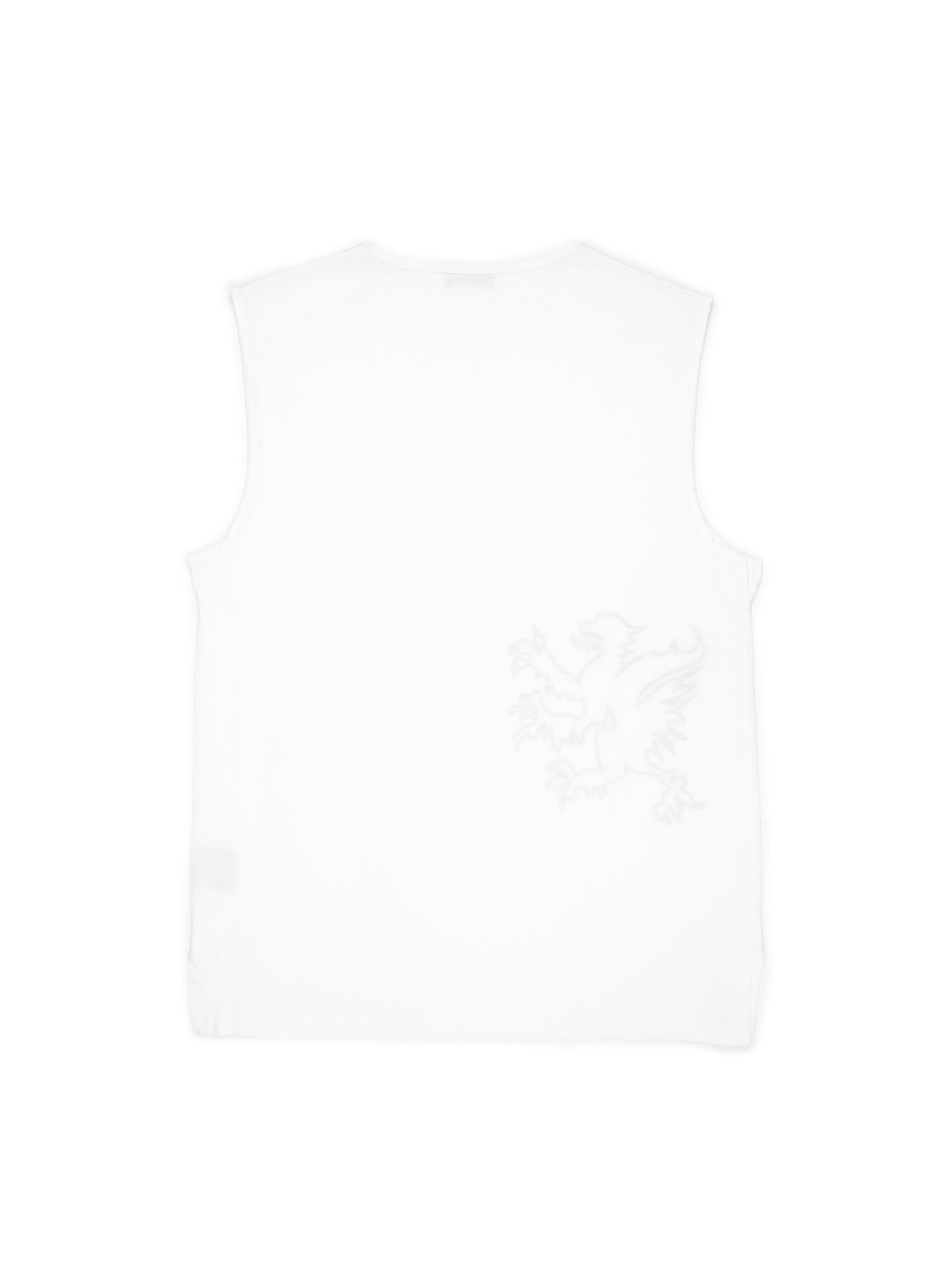 White Dior Homme AW2002 Griffin Tank Top