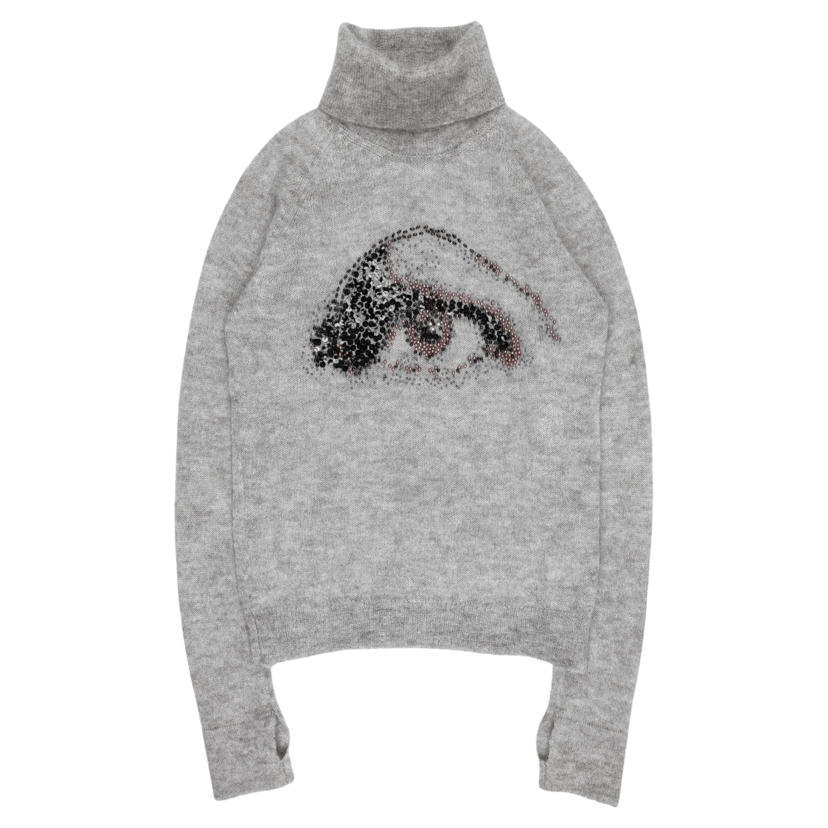 Dior Homme AW2004 Eye Turtleneck