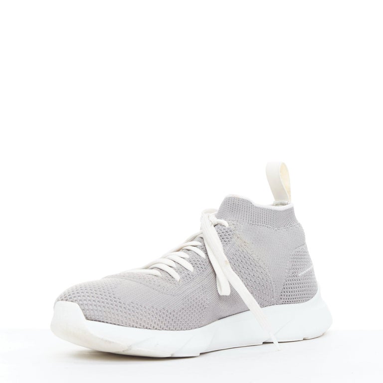 Christian Dior Homme Mens Athletic Shoes Sneakers B21 Knit White Gray 43.5 11.5 Christian Dior Homme Mens Athletic Shoes Sneakers B21 Knit  main image 4