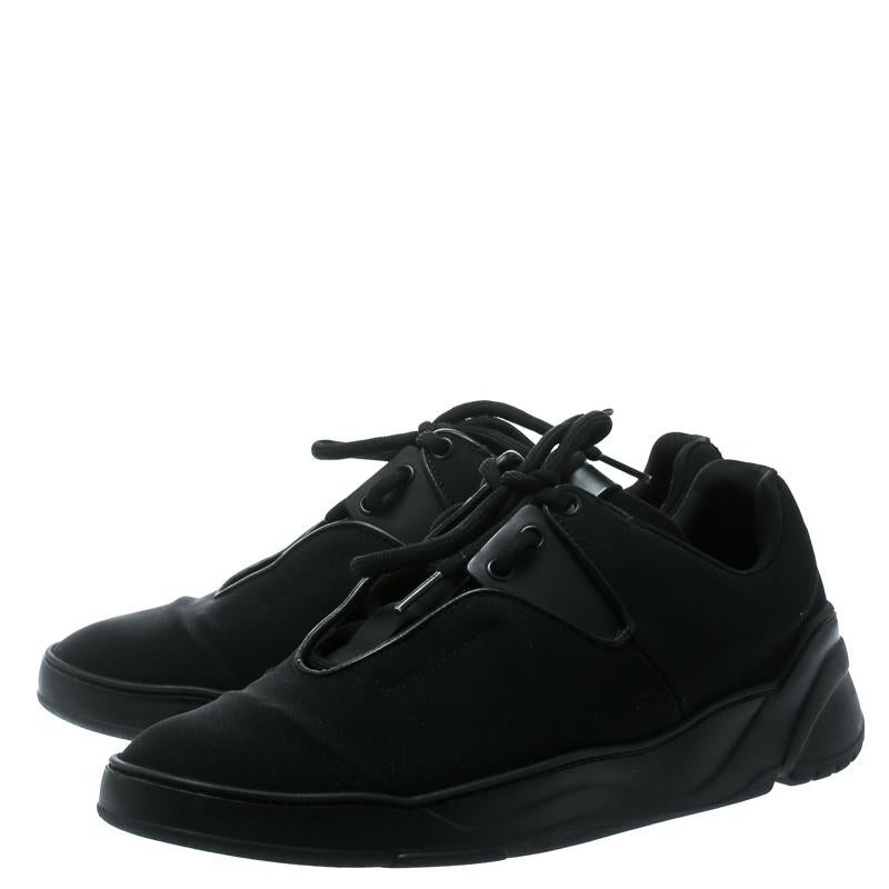 Dior Homme Black Canvas And Leather B17 