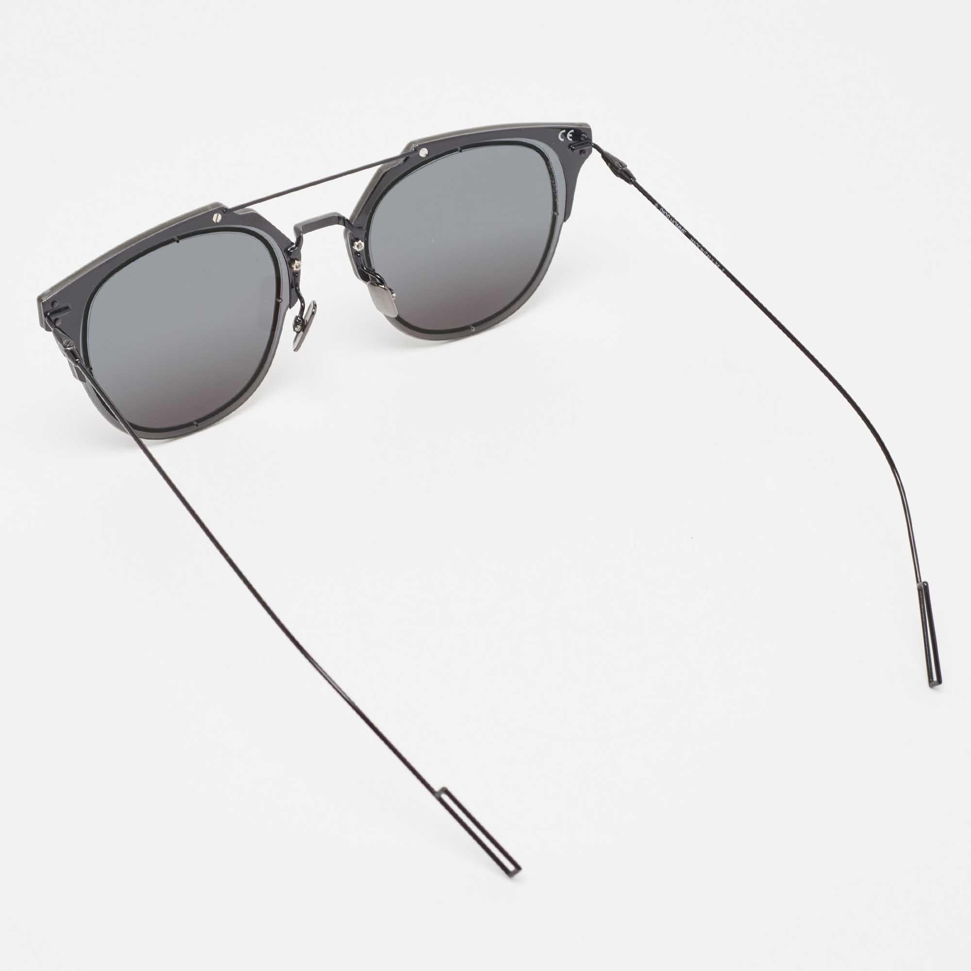 Women's Dior Homme Black Composit 1.0 Wayfarer Sunglasses For Sale