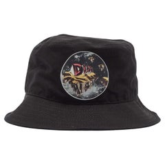 Used Dior Homme Black Cotton Dune Bucket Hat 