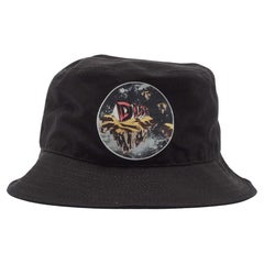 Dior Homme Black Cotton Dune Bucket Hat