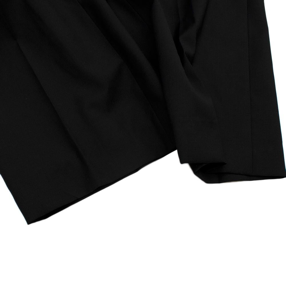 Dior Homme Black Wool Tailored Trousers - Size M EU48 For Sale 1