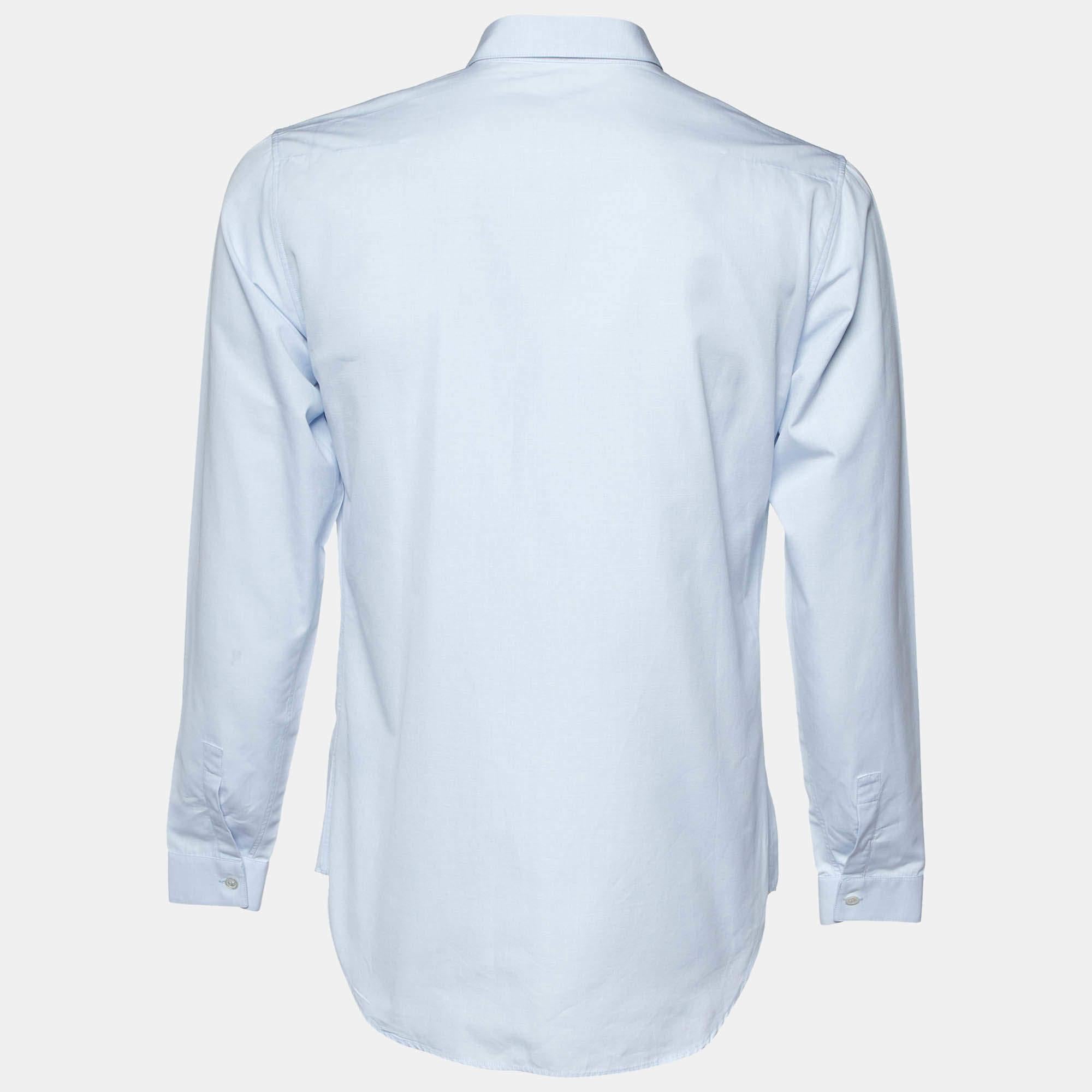 Shirts are an indispensable part of a wardrobe  so this brand brings you a creation that is both versatile and stylish. It has been tailored from quality material in a versatile shade. The shirt is detailed with signature elements and a comfortable