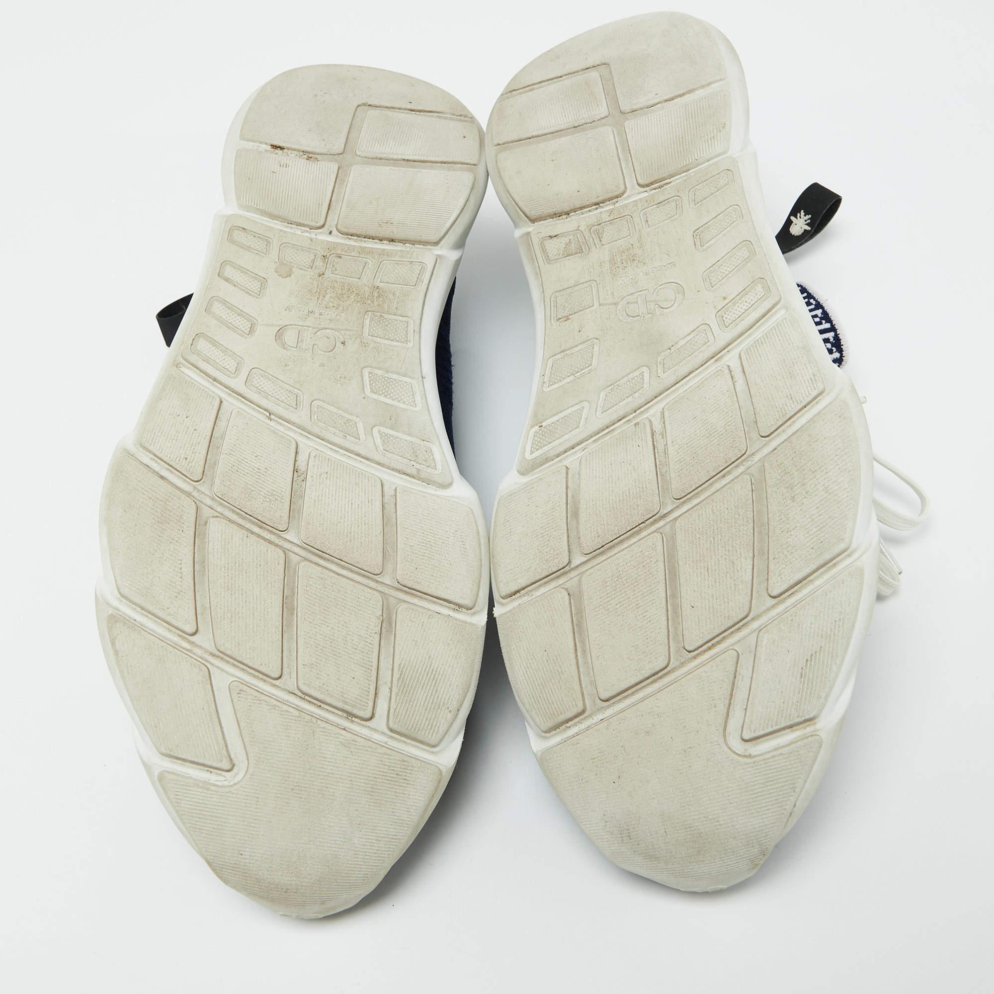 Dior Homme Scarpe da ginnastica a calzino B21 in maglia blu misura 41 in vendita 1