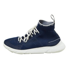 Dior Homme Scarpe da ginnastica a calzino B21 in maglia blu misura 41