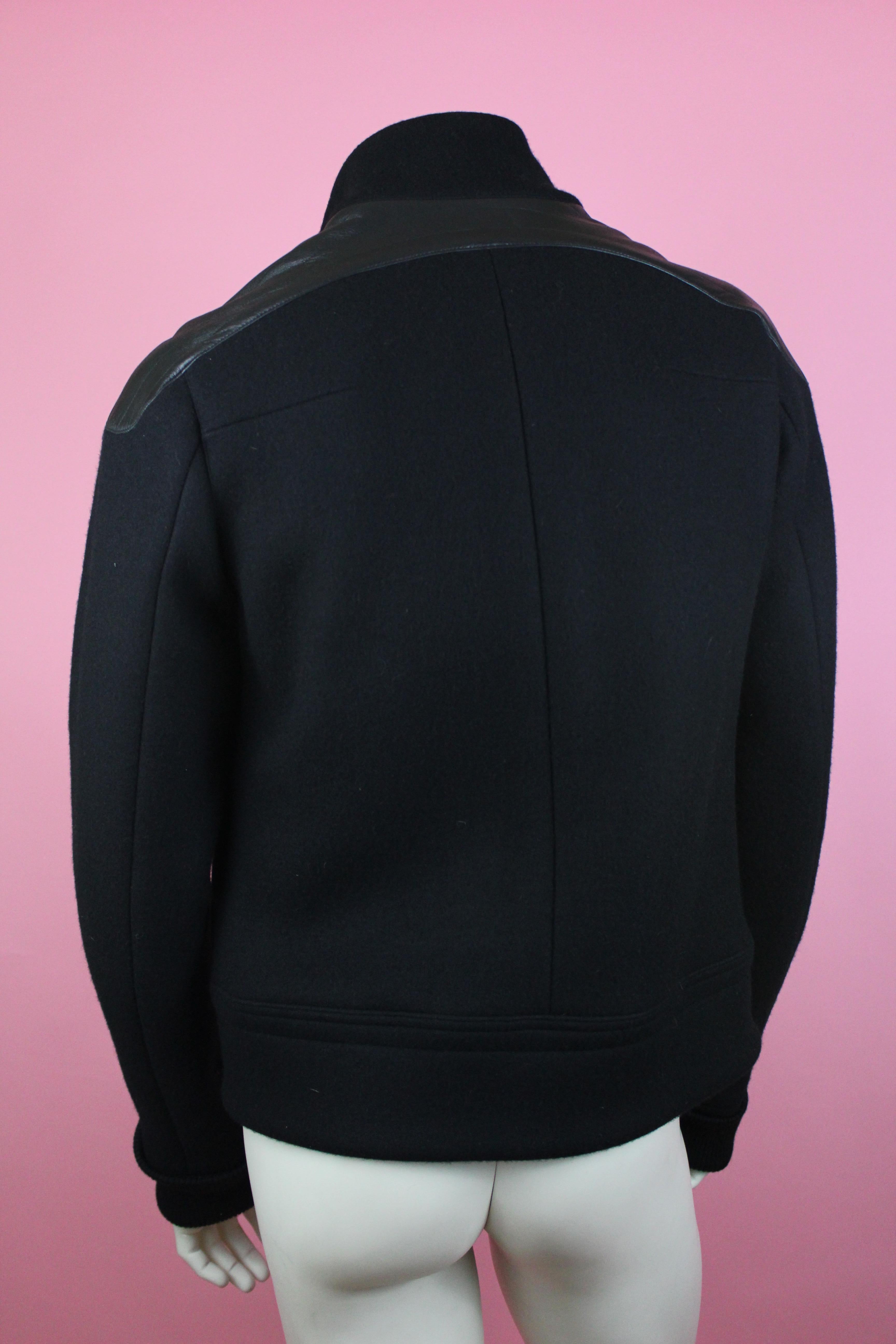 Black Dior Homme by Hedi Slimane Jacket, Reflexion Collection, AW2002  Size 50 IT