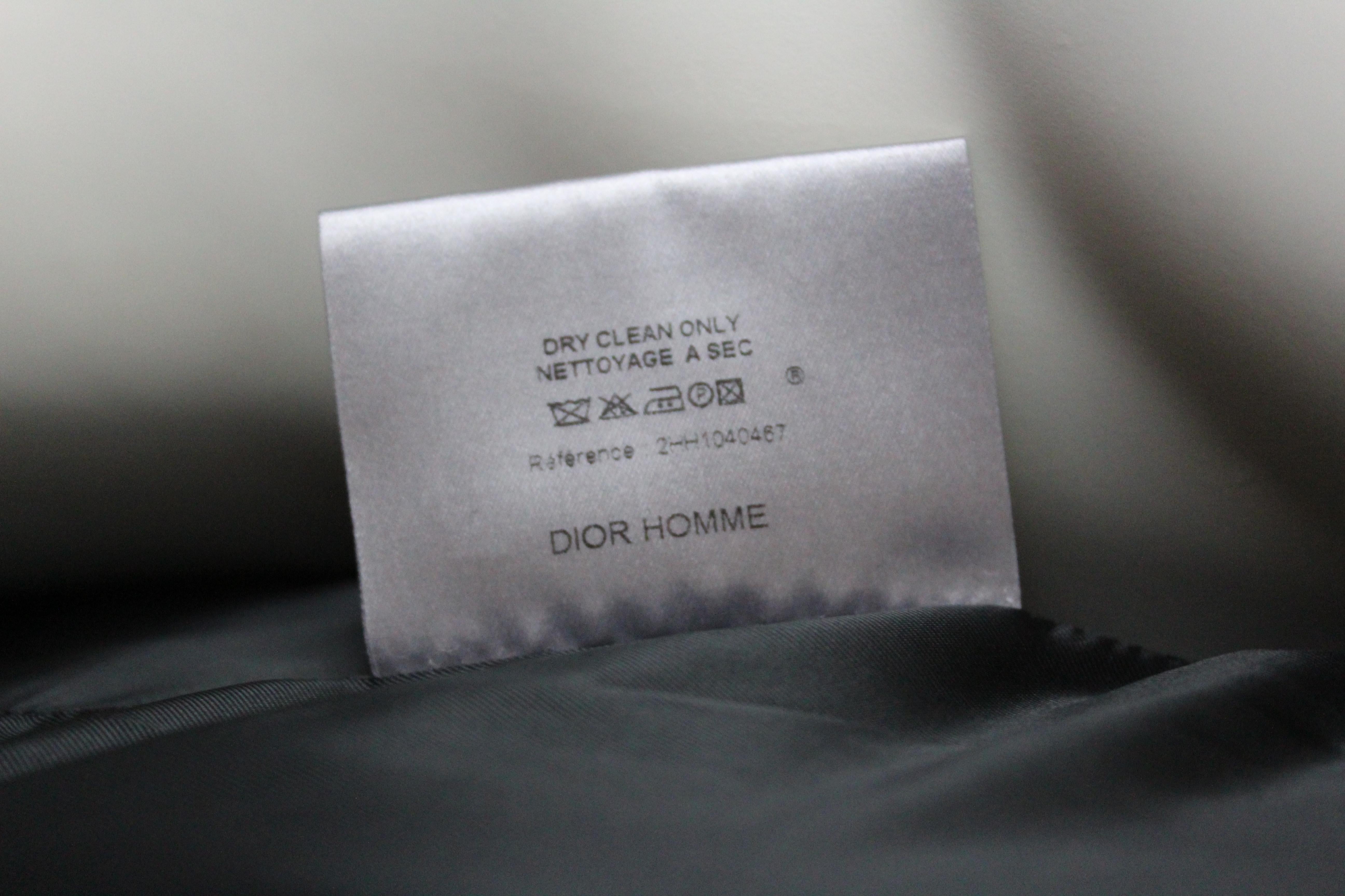 Dior Homme by Hedi Slimane Jacket, Reflexion Collection, AW2002  Size 50 IT 3