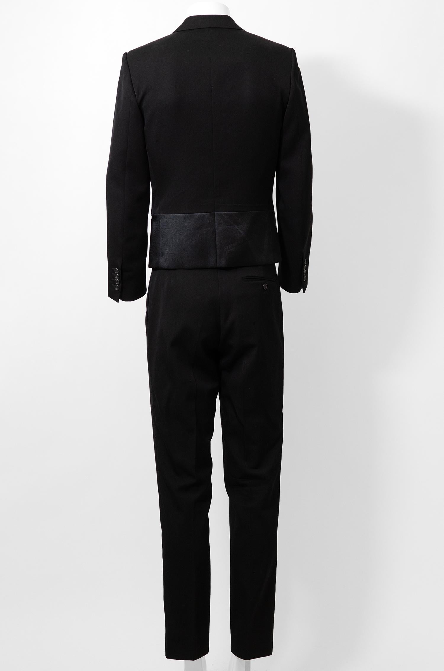 DIOR HOMME By HEDI SLIMANE S/S 2007 Satin Detail Tuxedo Suit 2