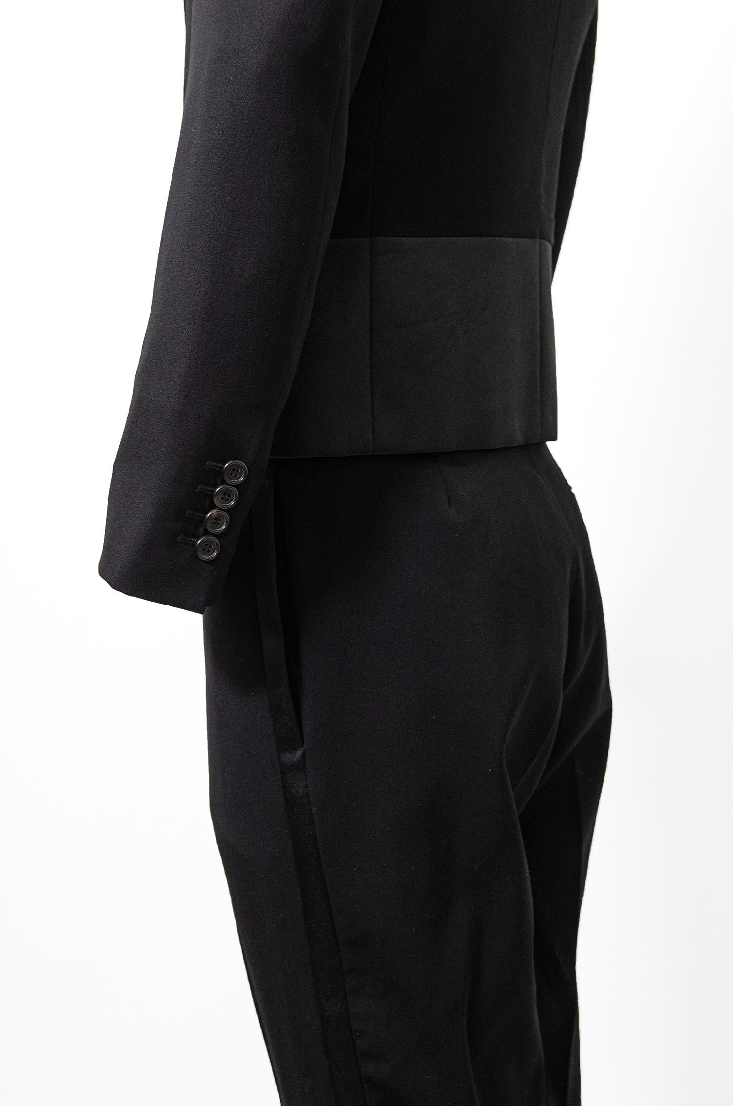 DIOR HOMME By HEDI SLIMANE S/S 2007 Satin Detail Tuxedo Suit 3