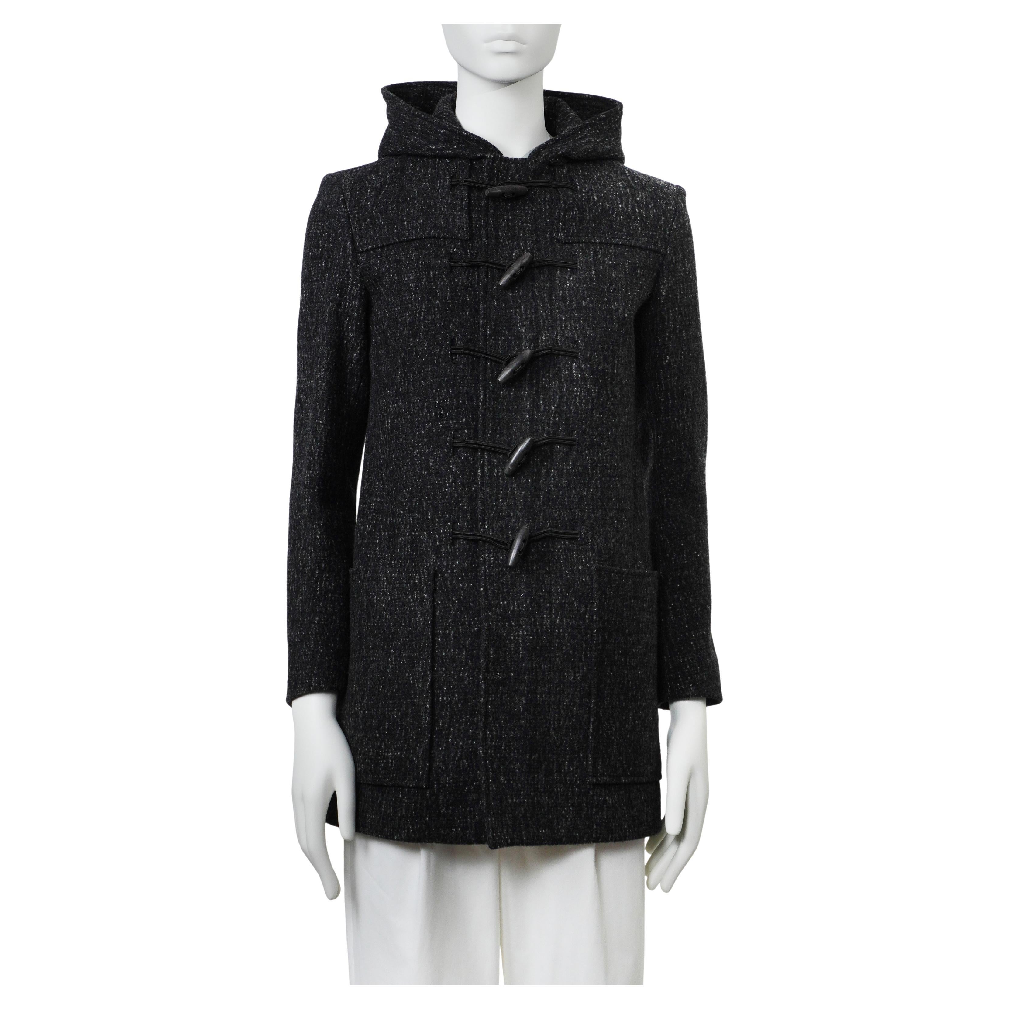 Dior Homme Cappotto classico grigio testurizzato 44