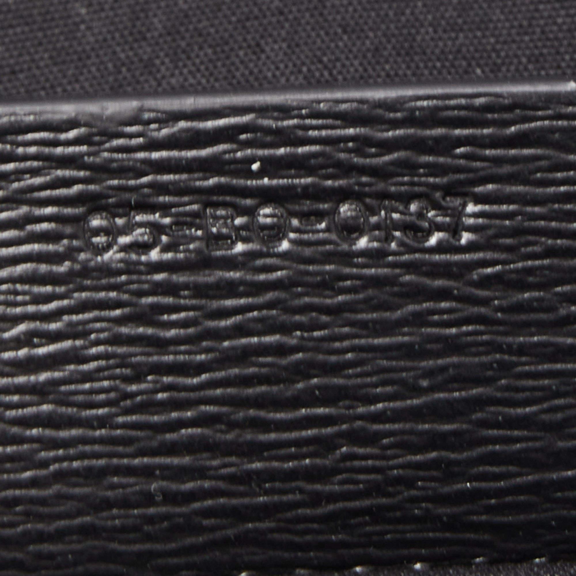 Dior Homme Dark Grey Stitched Print Oblique Coated Canvas Rider Sling Bag 6