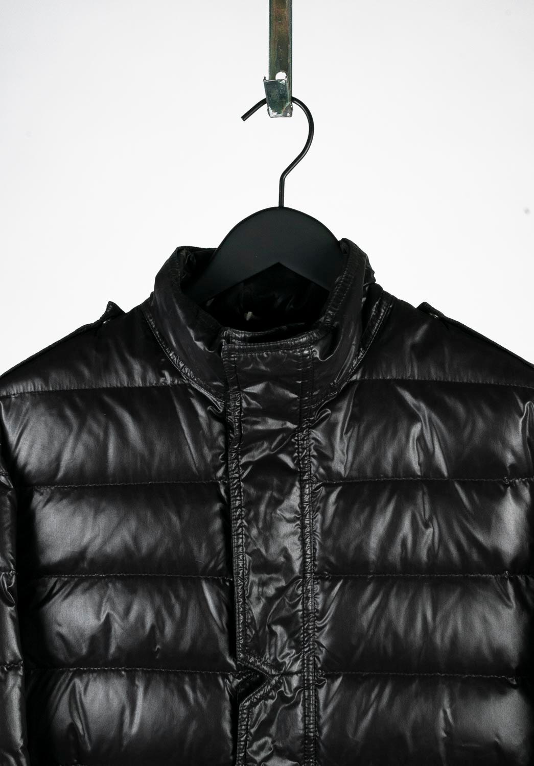 100% genuine Dior Homme AW07 Down Men Jacket 
Color: Black
(An actual color may a bit vary due to individual computer screen interpretation)
Material: 100% nylon
Tag size: 48IT (medium)
This jacket is great quality item. Rate 9 of 10,