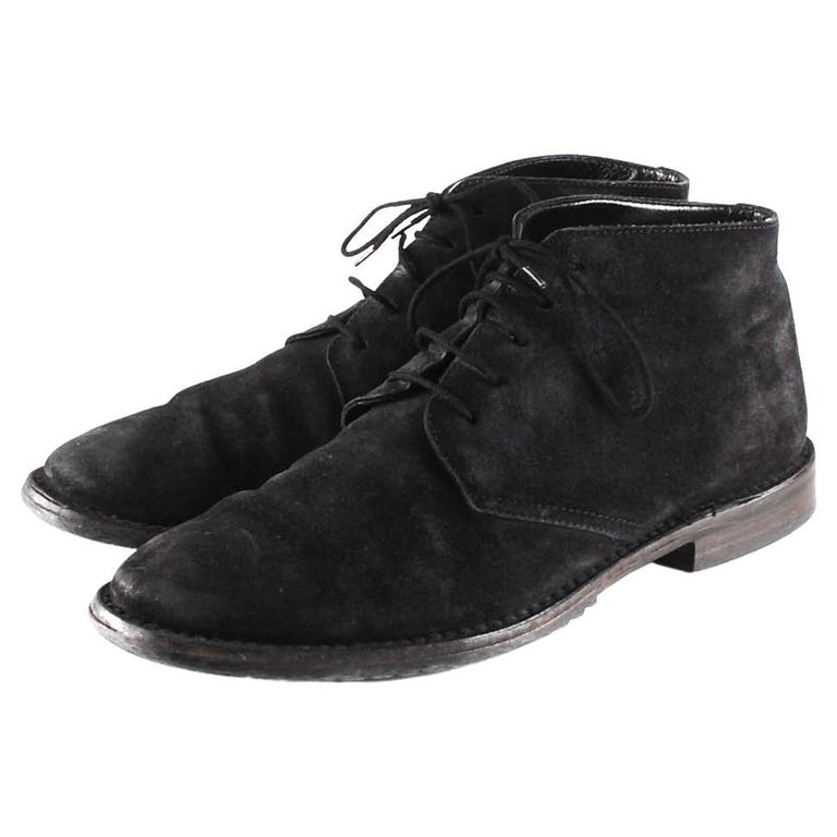Dior Homme from 2013 Suede Leather Desert Men Shoes Boots Size 42EU, 9US, 8UK For Sale