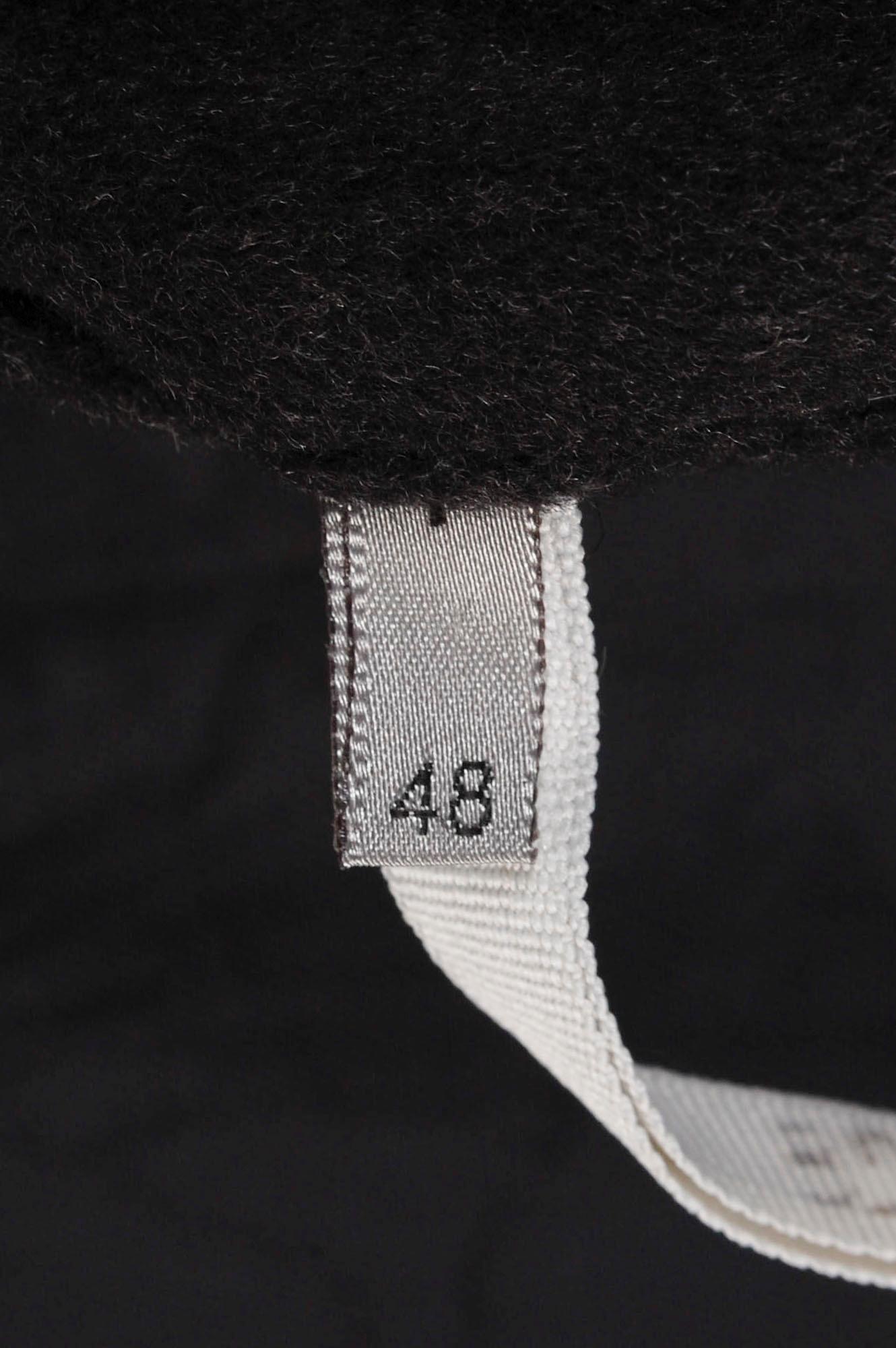 Dior Homme Hedi Slimane Leather Details Peacoat Men Coat Size 48IT (M/L) 5