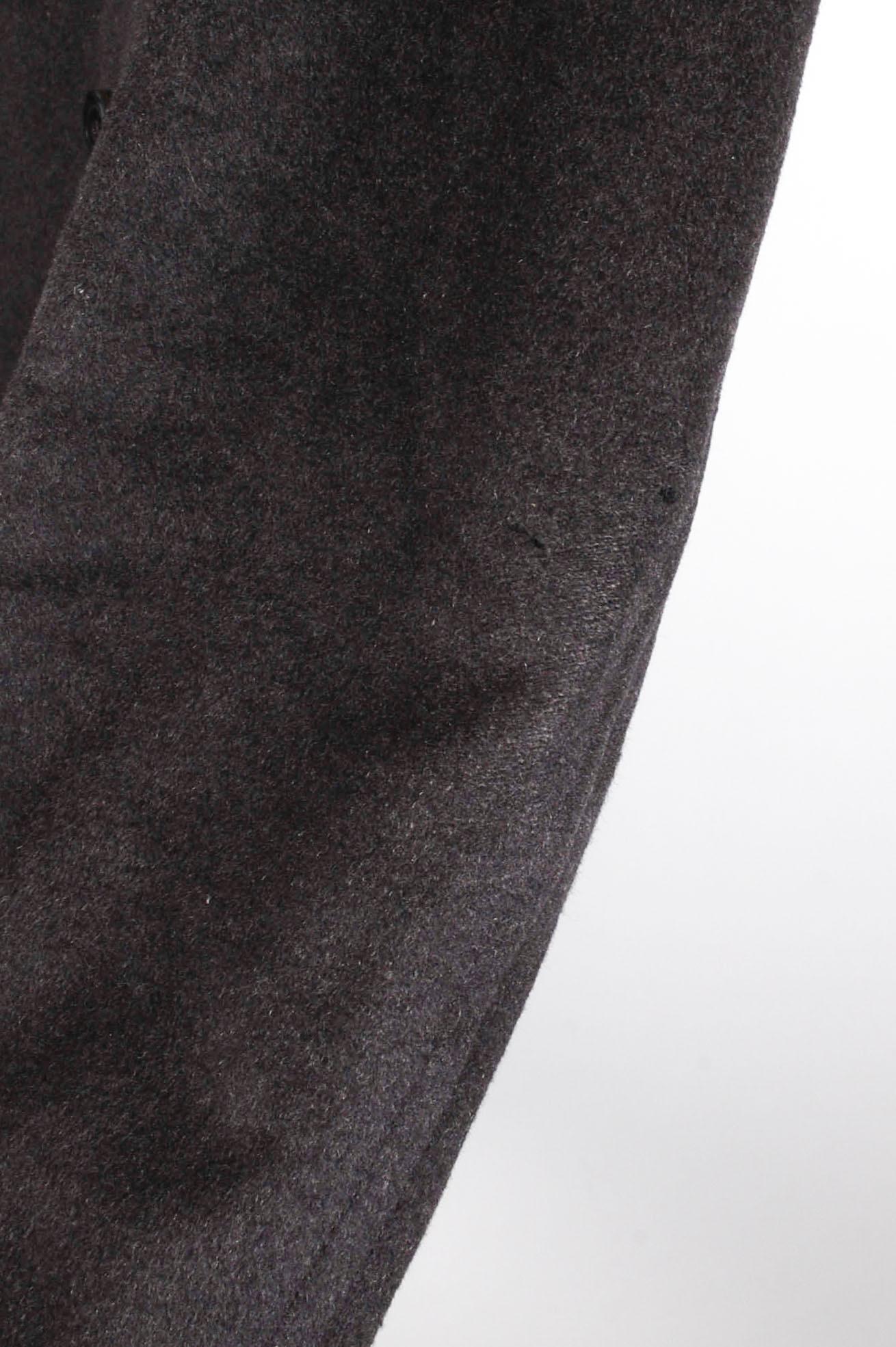 Dior Homme Hedi Slimane Leather Details Peacoat Men Coat Size 48IT (M/L) 2