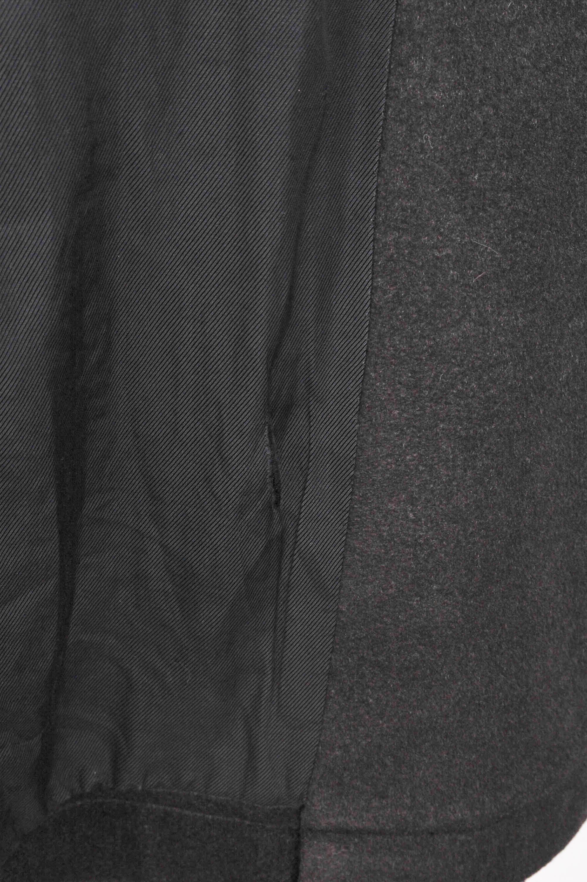 Dior Homme Hedi Slimane Leather Details Peacoat Men Coat Size 48IT (M/L) 3