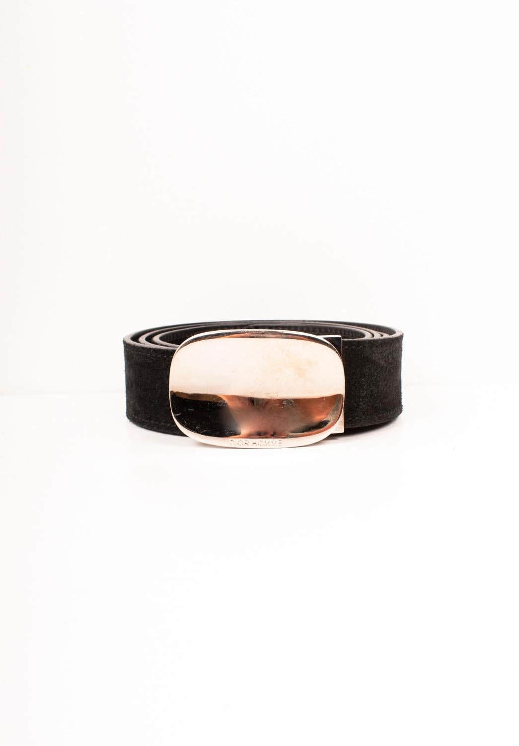 Dior Homme Hedi Slimane Uomo Cintura in pelle misura 100/40