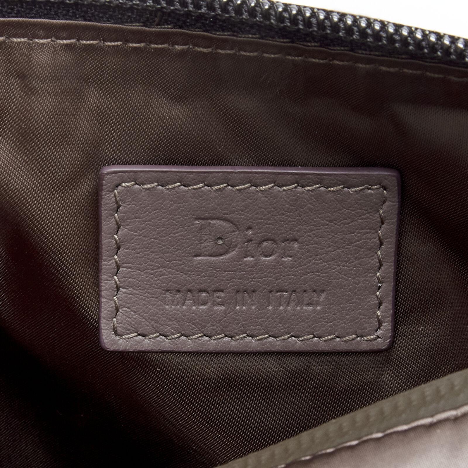 DIOR HOMME Kim Jones 2019 Saddle Universe plum nylon CD buckle 2-way body bag 7