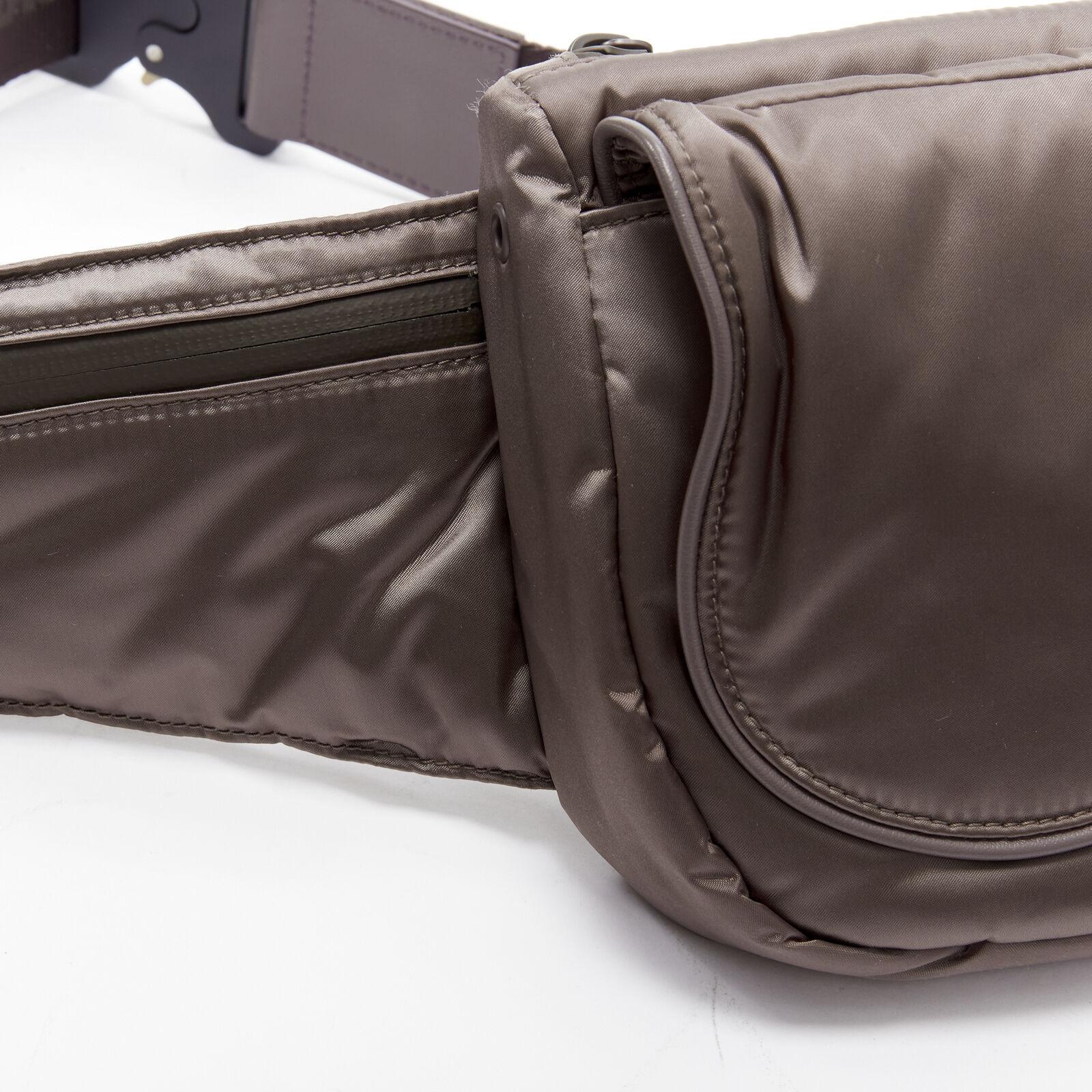 DIOR HOMME Kim Jones 2019 Saddle Universe plum nylon CD buckle 2-way body bag 4