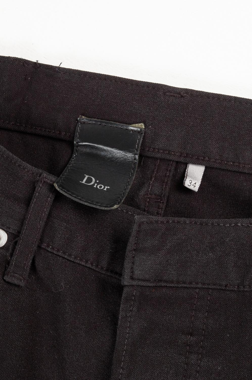 Dior Homme Men Black Jeans Pants Size 34, S520 2