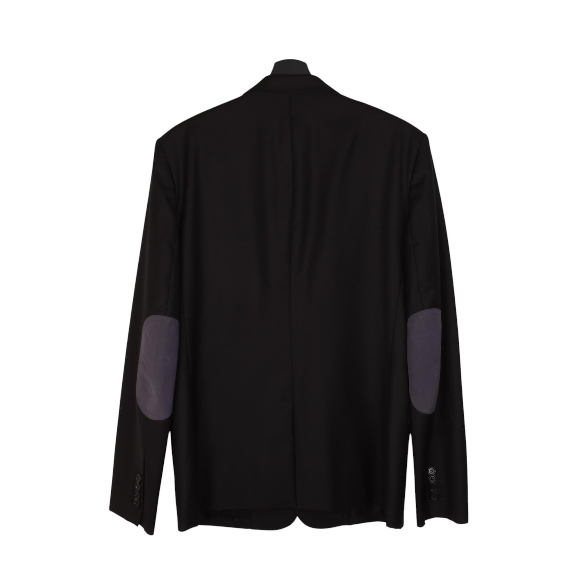 Dior Homme Men Jacket Blazer Patched Bi Color Size IT50/M, S1422 In Excellent Condition For Sale In Kaunas, LT