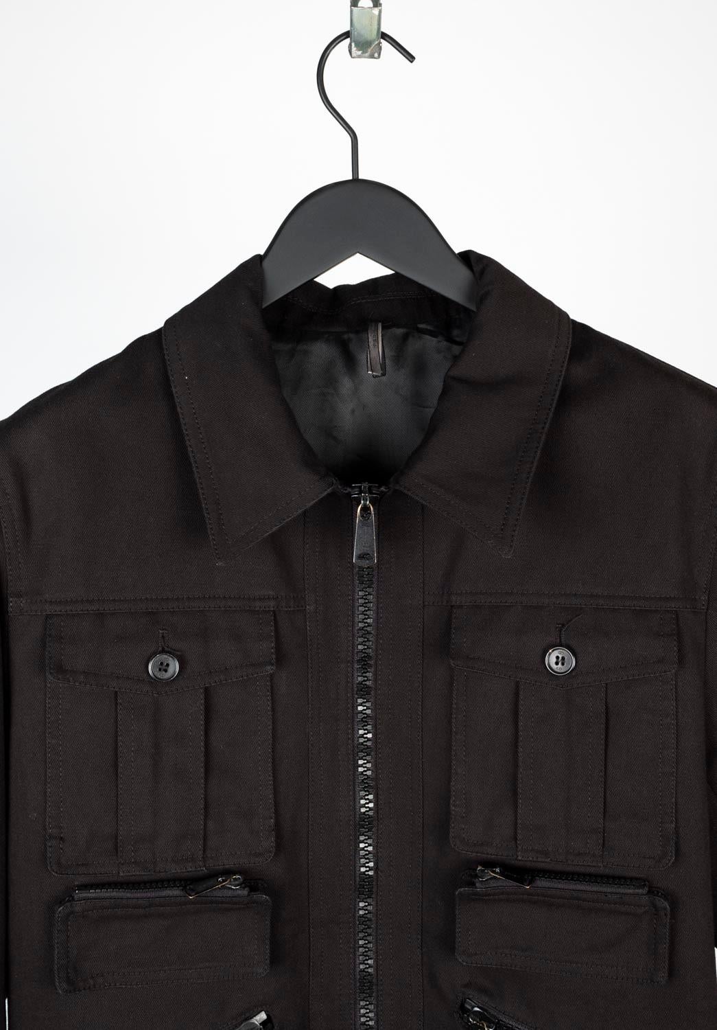 Check my other listings. Have many more designer clothes for sale. Open to any offers.
Item for sale is 100% genuine Dior Homme AW06 Men multizip Jacket, nocode, Trnu0
Color: black
(An actual color may a bit vary due to individual computer screen