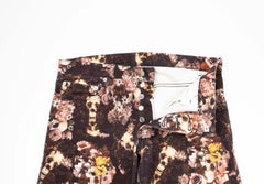 Dior Homme Men Jeans Skull Floral Denim Size 32