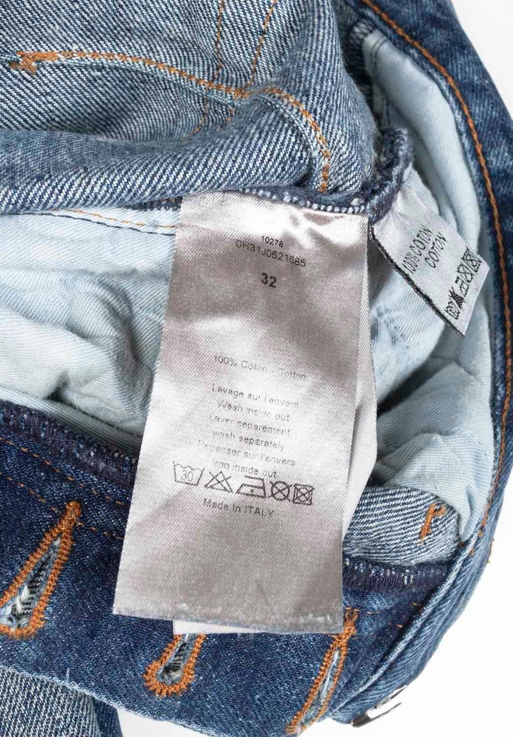 Dior Homme Uomo Jeans Slim angosciati Taglia 32, S1317 in vendita 2