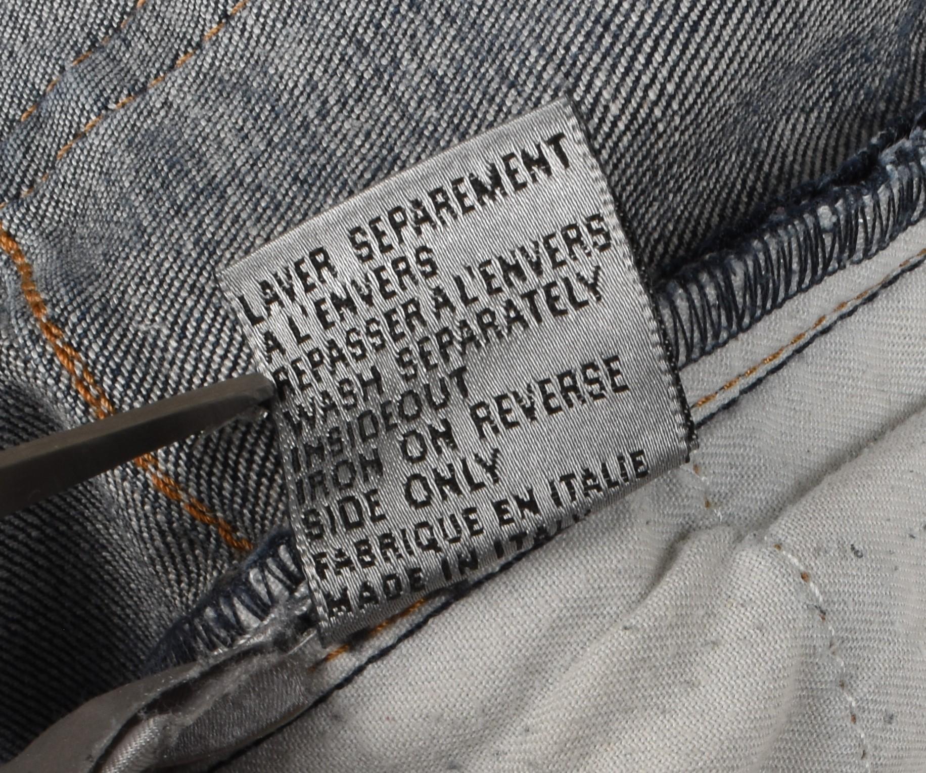 Dior Homme Jeans Under my Car by Hedi Slimane Taille 32, S1316 en vente 5