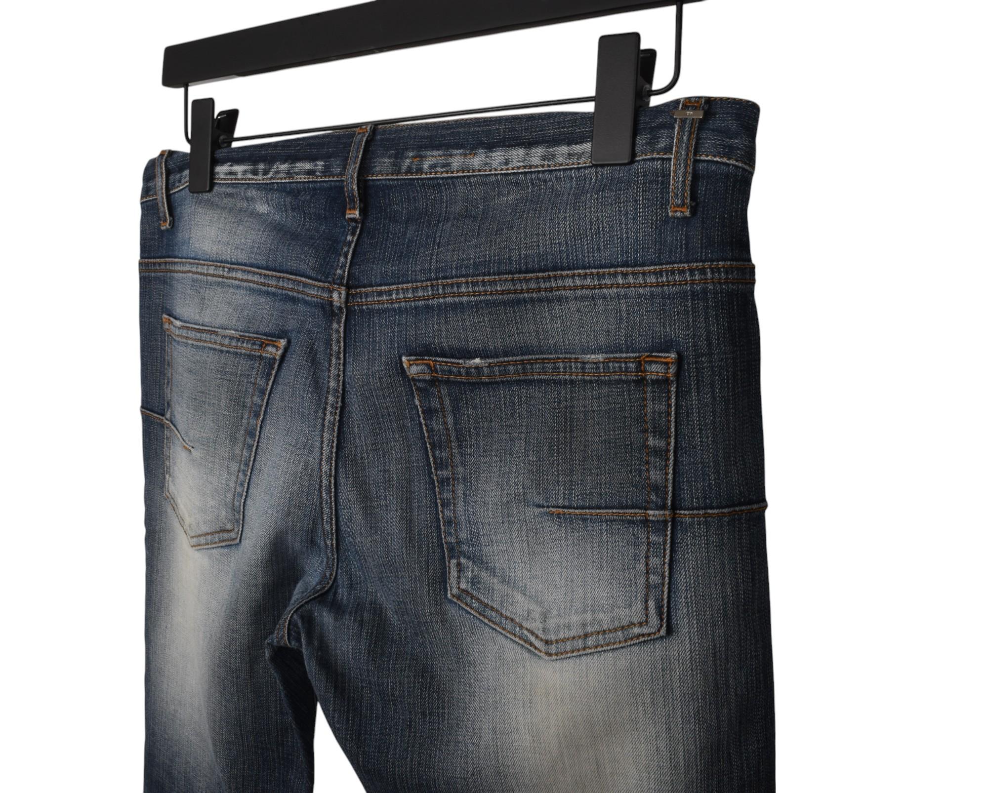 Dior Homme Jeans Under my Car by Hedi Slimane Taille 32, S1316 Excellent état - En vente à Kaunas, LT