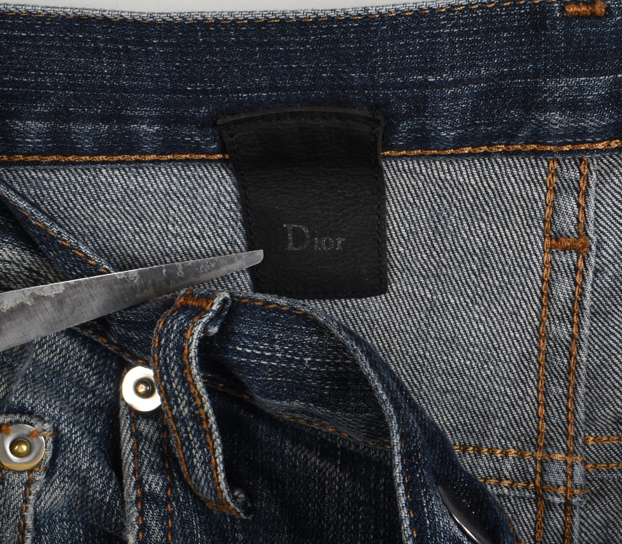 Dior Homme Jeans Under my Car by Hedi Slimane Taille 32, S1316 en vente 2