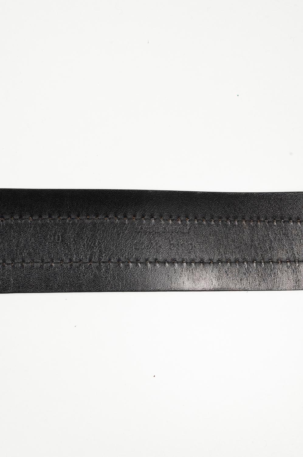 Dior Homme Men Leather Belt Size 90 (Medium) S534 For Sale 3