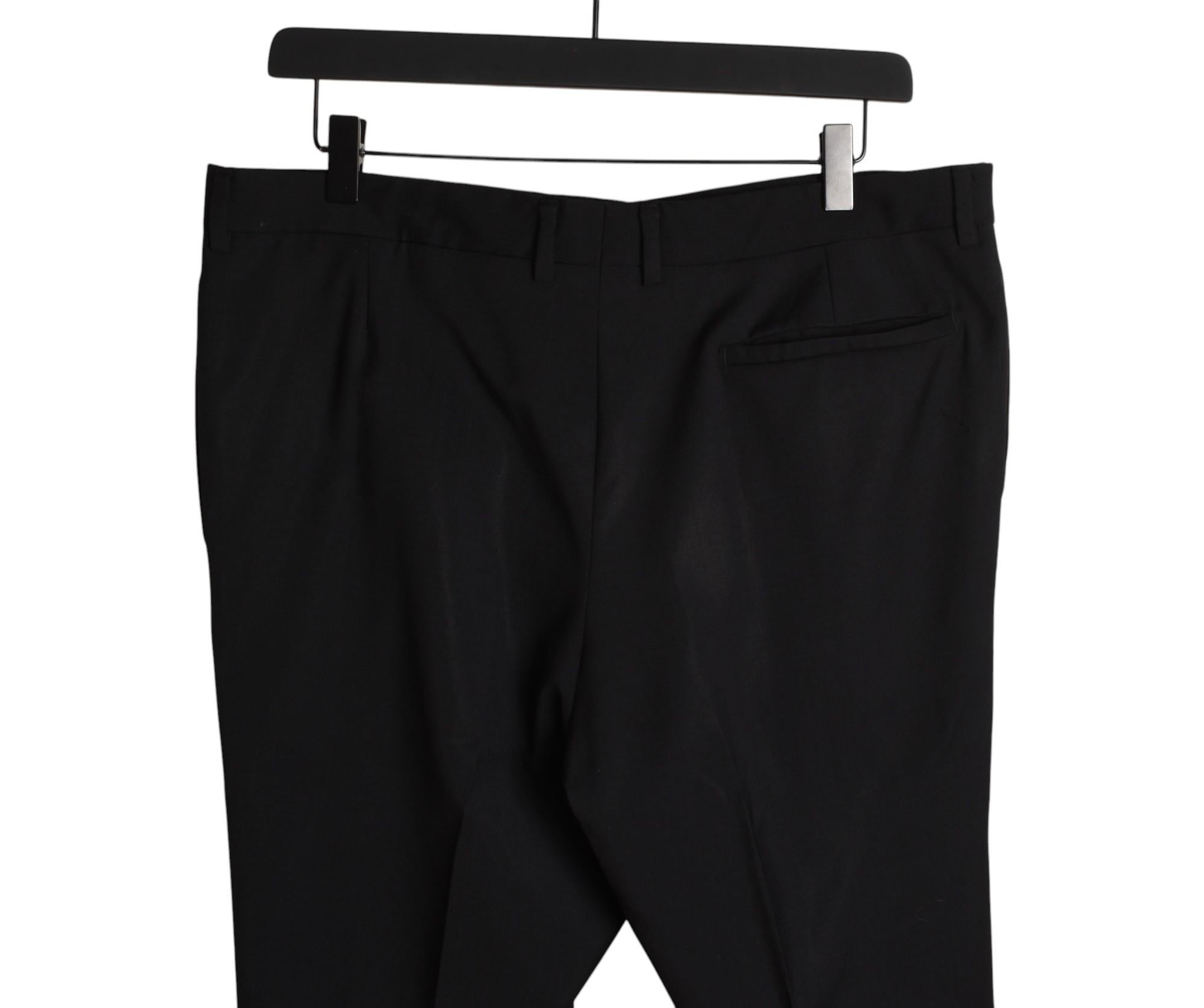 Check my other listings. Have many more designer clothes for sale. Open to any offers.
Item for sale is 100% genuine Dior Homme SS03 Hedi Slimane Follow Me Men Pants, S1426, PE8
Color: black
(An actual color may a bit vary due to individual computer