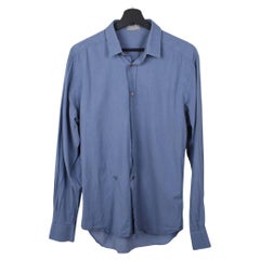 Dior Homme Men Shirt Bee Light Blue Size 41/M, S1688